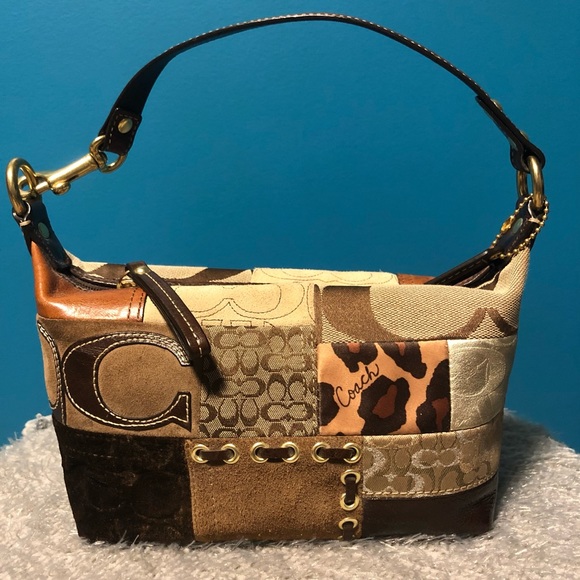 Coach Handbags - Like new patchwork Coach handbag